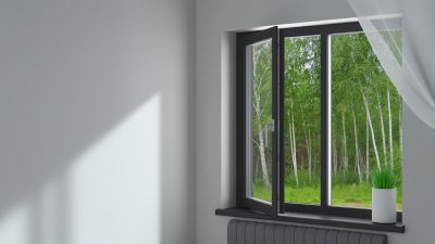 New Window on a Modern Home